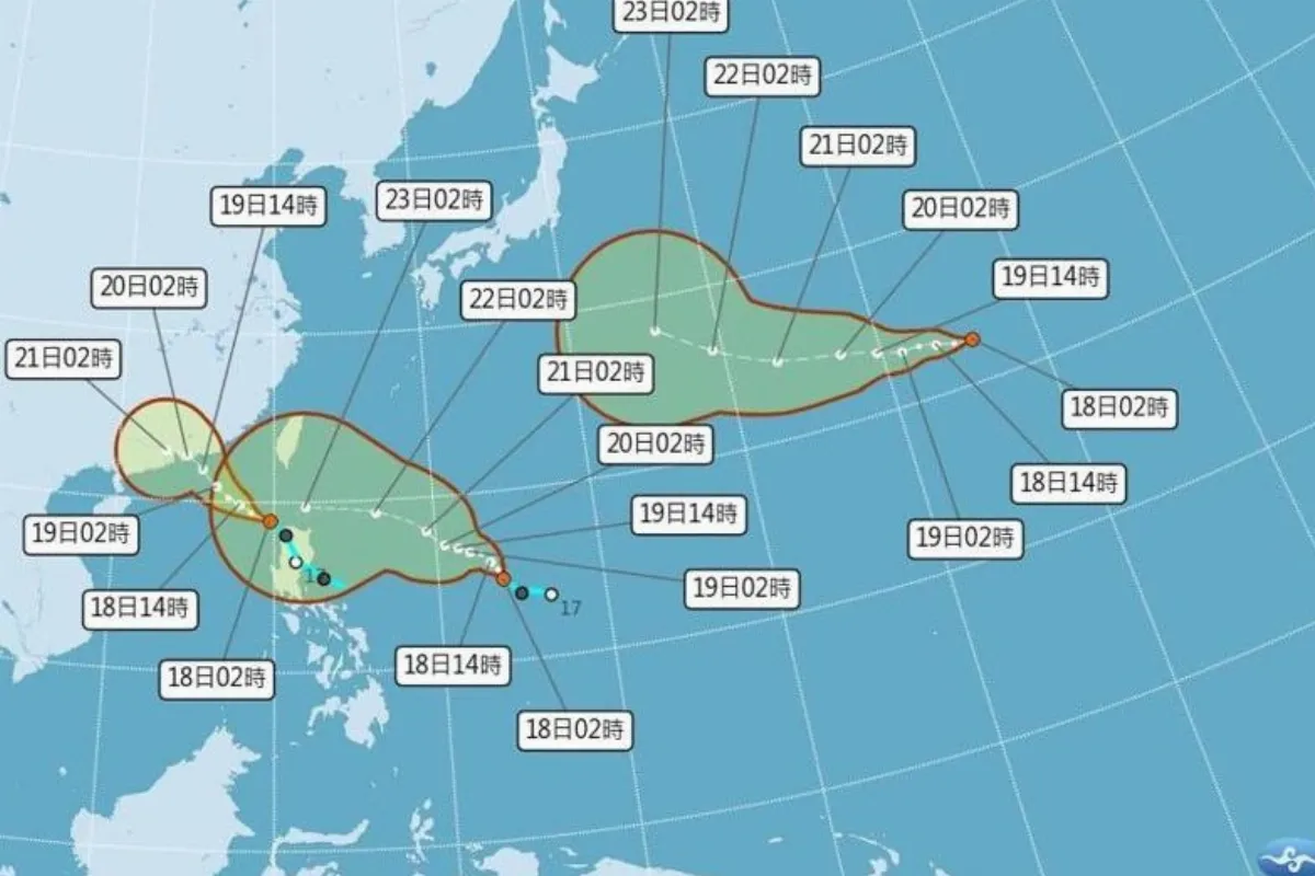 2颱形成還不夠？第3熱帶低壓又生成恐成颱風浣熊